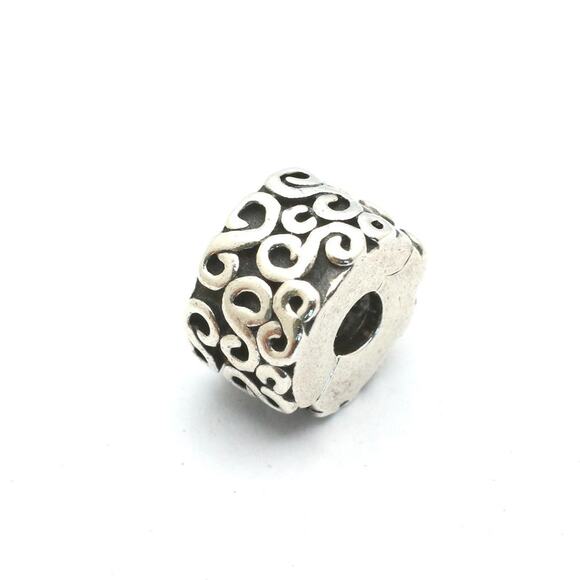 Authentic PANDORA Swirls Clips - 790338 - Picture 7 of 9